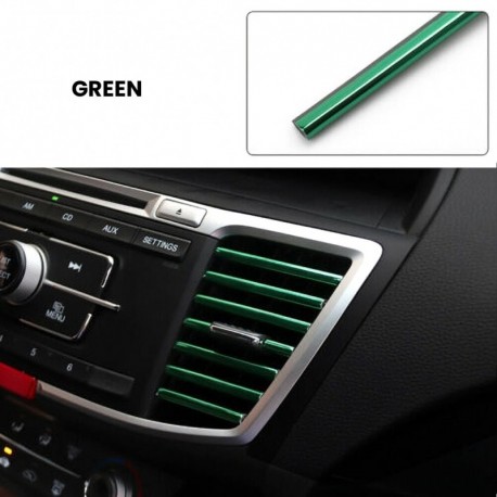 10 db 20 cm hosszúságú PVC autótartozék autóstílushoz AUTO színes légkondicionáló légkondicionáló kimeneti