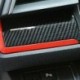 3PCS szénszálas középső műszerfal konzol borító díszléc matrica a Honda Civic 2016-19-hez Gyors szállítás
