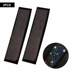Fekete - Új Lovely 2PCS Glimmer autósülés öv vállvédő fényes fényes strasszos autó dekoráció kiegészítők nőknek