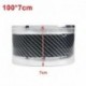 5 cm * 1 m ezüst / vörös szénszálas fényes színű autóstílus ajtószárny védő szénszálas formázó szalag