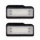 Gyors szállítás 2PCS 18SMD 6500K autó LED rendszámtábla világítás Mercede Benz W211 W203 5D W219 R171-hez