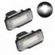 Gyors szállítás 2PCS 18SMD 6500K autó LED rendszámtábla világítás Mercede Benz W211 W203 5D W219 R171-hez