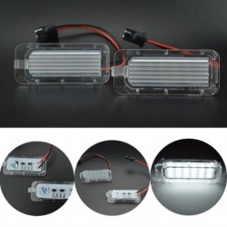 2db 18SMD LED rendszámtábla könnyű autó teherautó rendszámtábla világítás Focus 3 C MAX 4 Galaxy KUGA 7903 Fiesta