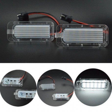 2db 18SMD LED rendszámtábla könnyű autó teherautó rendszámtábla világítás Focus 3 C MAX 4 Galaxy KUGA 7903 Fiesta