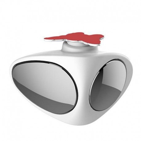 Fehér-Jobb - Autó vakfoltjának tükre 2 oldalas autó külső visszapillantó tükör 360 fokos domború forgatható autó