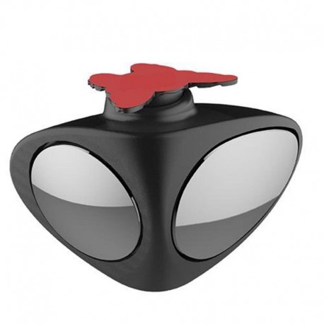 Fekete-Bal - Autó vakfoltjának tükre 2 oldalas autó külső visszapillantó tükör 360 fokos domború forgatható autó