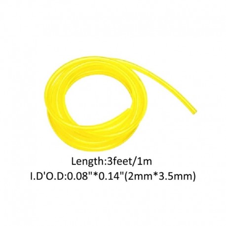 2mmx3,5mm - KELKONG 1 M motorkerékpár-kerékpár üzemanyagátmérő belső átmérő 3mm * 5mm 3mm * 6mm sárga cső