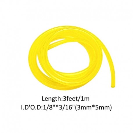 3mmX5mm - KELKONG 1 M motorkerékpár-kerékpár üzemanyagátmérő belső átmérő 3mm * 5mm 3mm * 6mm sárga cső