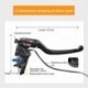 13L szürke balra - Motorkerékpár fékpumpa-motor a Honda hengerkar kormányához Hidraulikus tengelykapcsoló Motorkerékpár