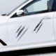 4db - Forró eladó autós matricák 3D szimuláció golyólyuk vicces matrica autóborítók motorkerékpár karcolás lyuk