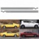 szürke - Autó matricák Ajtó oldalsó szoknya Vinyl Wrap Verseny matricák Autó Tuning kiegészítők