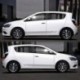 kék - Autó matricák Ajtó oldalsó szoknya Vinyl Wrap Verseny matricák Autó Tuning kiegészítők