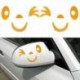 Mosoly arc kialakítása Erős vizuális hatású 3D dekorációs matrica autó oldalsó tükör visszapillantó DIY carro CSV