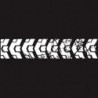 fehér - Autós kiegészítők Autóverseny csíkok Autós matrica Fekete / Fehér Vinyl Truck Hood Decal Front matricák Gyors