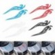 fehér - 2020 Car Flame Stripes Black Vinyl Truck Hood Decal Front matricák carro voiture Gyors szállítás CSV