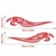 fehér - 2020 Car Flame Stripes Black Vinyl Truck Hood Decal Front matricák carro voiture Gyors szállítás CSV