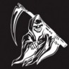 fehér - Autós matricák 6 " Grim Reaper koponya matrica autó teherautó fali ablak vinyl matrica autós kiegészítők