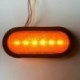 1db sárga - A LEGJOBB AKCIÓ 10-30 V-os LED-es lámpák 6 LED-es állítható oldalsó helyzetjelző lámpák figyelmeztető