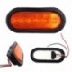 4db piros - A LEGJOBB AKCIÓ 10-30 V-os LED-es lámpák 6 LED-es állítható oldalsó helyzetjelző lámpák figyelmeztető