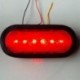 4db piros - A LEGJOBB AKCIÓ 10-30 V-os LED-es lámpák 6 LED-es állítható oldalsó helyzetjelző lámpák figyelmeztető