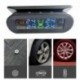 Napelemes TPMS autóguminyomás-érzékelő 4 külső érzékelővel