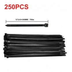 250db 4,8x300MM - 250db 500db 4.8x200mm 4.8x300mm önzáró nejlon műanyag huzal kábel cipzáras kötések Wrap cipzárak