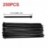 250db 4,8x300MM - 250db 500db 4.8x200mm 4.8x300mm önzáró nejlon műanyag huzal kábel cipzáras kötések Wrap cipzárak