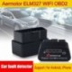Fekete - AKCIÓ Aermotor ELM327 WIFI OBD2 támogatás Android autóhiba-érzékelő Androidra és Apple-re Gyors szállítás