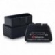 Fekete - AKCIÓ Aermotor ELM327 WIFI OBD2 támogatás Android autóhiba-érzékelő Androidra és Apple-re Gyors szállítás
