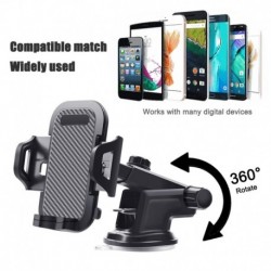 1 szett - Univerzális 360 ° -os tartó tartó autós szélvédő állvány mobiltelefon GPS iPhone Samsung Fit Minden eszköz