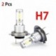 fehér - 360 fokos fényszög H7 LED fényszóró izzók átalakító készlet Hi / Lo fénysugár 55W 8000LM 6000K Super Bright