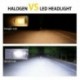 fehér - 360 fokos fényszög H7 LED fényszóró izzók átalakító készlet Hi / Lo fénysugár 55W 8000LM 6000K Super Bright