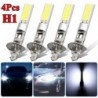 fehér - Nagy fényerejű 4db H1 12V vízálló LED fényszóró Távolsági fényű SMD izzók Járműlámpa Gyors szállítás
