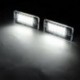 fehér - Praktikus 2PCS 18 LED hibás rendszámtábla lámpa Audi A3 A4 A5 A6 A8 B6 B7 Q7 lámpa izzókhoz