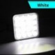 fehér - 48W négyzet alakú fényes LED-es reflektorfény munkalámpa autós terepjáró teherautó vezető ködlámpa