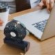 Sötétkék - Új 3 üzemmód, 800mAh hordozható mini USB ventilátor szellőző összecsukható légkondicionáló
