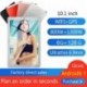P10 Fashion Tablet 10.1 hüvelykes HD nagyképernyős Android 8.10 változat Divat hordozható tabletta 6G   128G Fehér tábla