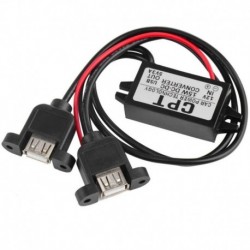 CPT-UL-5 - 5 típusú autós áramtechnikai töltő egyenáramú átalakító modul egyportos 12V - 5V 3A 15W mikro USB