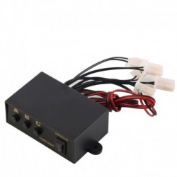 12V 6 módú LED-es villogó 3 villogó üzemmód Vezérlő villanófény lámpa Vészhelyzetben villogó vezérlő doboz autó