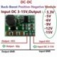 -3,3V - 3-15V -3,3V / -5V / -6V / -9V / -12V  /- Negatív feszültségű egyenáramú átalakító modul ADC DAC LCD tápegység