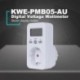 KWE-PMB03 Dugaszolóaljzat Digitális feszültség Wattmérő Áramfogyasztás Watt Energiamérő AC Áramelemző Monitor