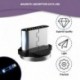 C típus esetén - 1PC LED jelző mágneses USB töltőkábel, C típusú fej, IOS fej