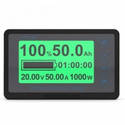 50A - 50A-500A TF03K multifunkciós Coulomb mérő elektromos autó túra autó akkumulátor teljesítmény kapacitás figyelő