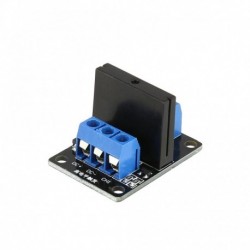 1 csatornás szilárdtest relé modul alaplap magas szintű kiváltó SSR bemenet 5V DC kimenet 240V AC 2A biztosíték Arduino