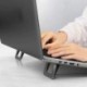 Laptop állvány a MacBook Pro univerzális asztali számítógéphez Laptop tartó Mini hordozható hűtőpad noteszgép