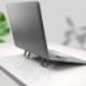 Laptop állvány a MacBook Pro univerzális asztali számítógéphez Laptop tartó Mini hordozható hűtőpad noteszgép