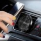 1. típus - Kreatív autó levegő kimeneti műszerfal univerzális óra erős mágnes szívó autó navigációs mobiltelefon