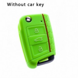 piros - Volkswagen VW for Golf 7 for mk7 for Skoda Octavia A7 for SEAT Leon Ibiza Car-styling Car Remote Controller Cap