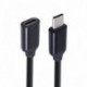 0,5 m - C típusú férfi - női hosszabbító kábel 3671-45 USB Type-C típusú férfi - női - női hosszabbító kábel