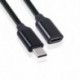 0,5 m - C típusú férfi - női hosszabbító kábel 3671-45 USB Type-C típusú férfi - női - női hosszabbító kábel